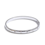 Jonc Pavé Zircone — Argent 925 Plaqué Or 18K Bijoux de Paris