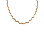 Collier Chaîne Maille Dorée — Argent 925 Plaqué Or 18K Bijoux de Paris