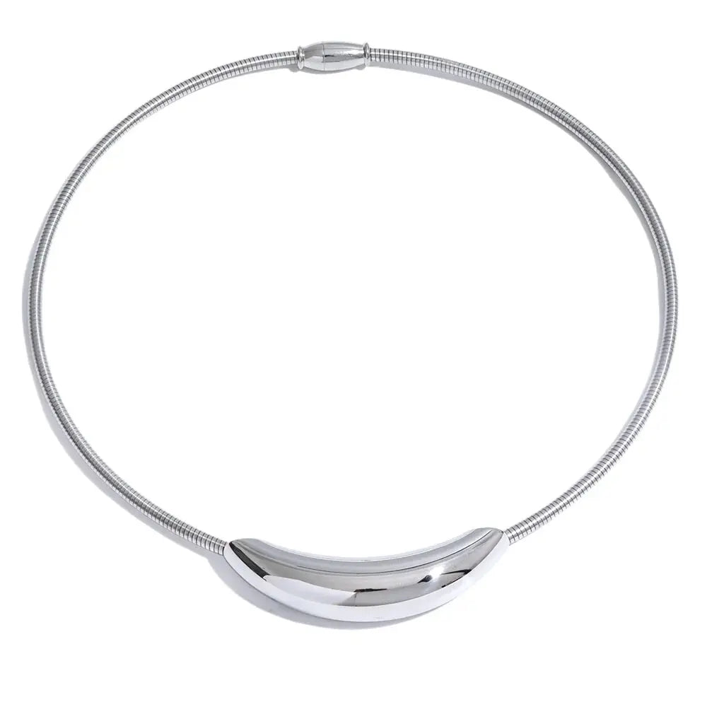 Chaîne Ras du Cou — Argent 925 Plaqué Or 18K Bijoux de Paris