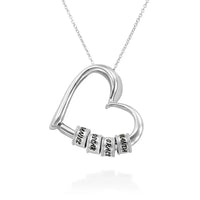 Collier Cœur Personnalisé — Argent 925 Plaqué Or 18K Bijoux de Paris