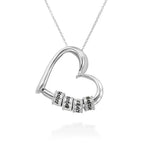 Collier Cœur Personnalisé — Argent 925 Plaqué Or 18K Bijoux de Paris