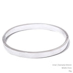 Jonc Rond Texturé Large — Argent 925 Plaqué Or 18K From Paris Jewelry