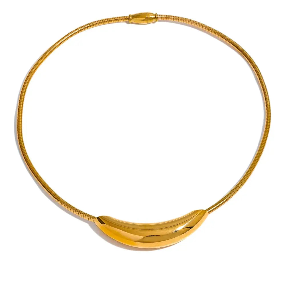 Chaîne Ras du Cou — Argent 925 Plaqué Or 18K Bijoux de Paris